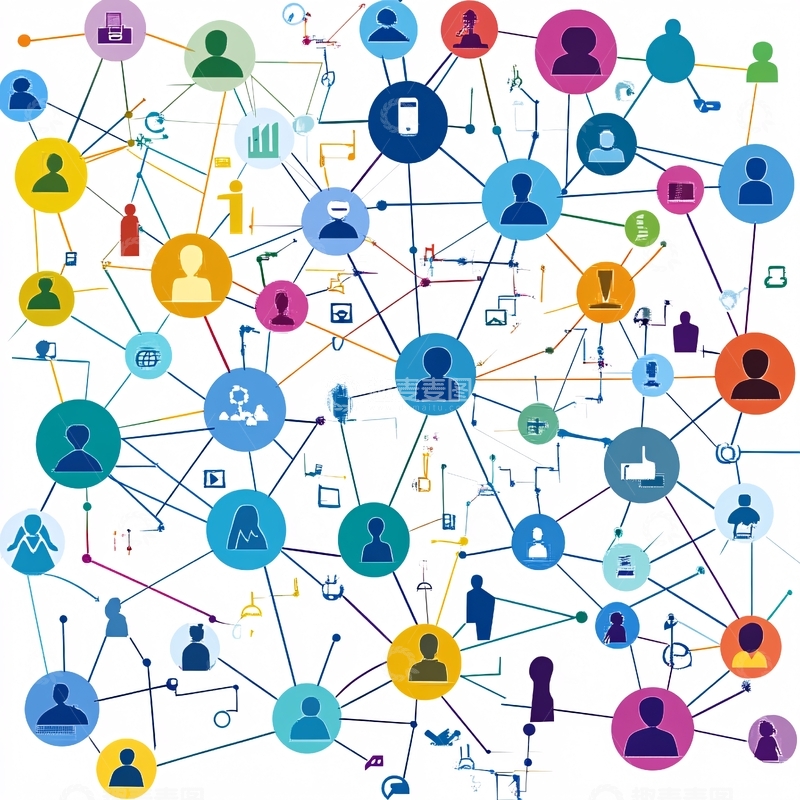 高清大图下载【趣麦麦图】社会网络图