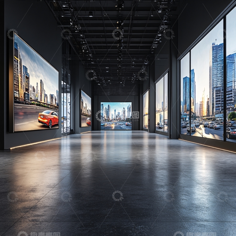 高清大图下载【趣麦麦图】车展展厅