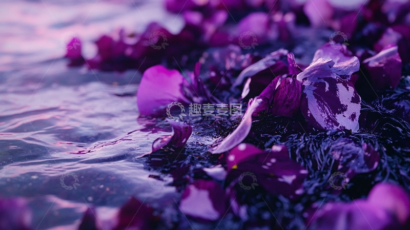 高清大图下载【趣麦麦图】水上玫瑰花