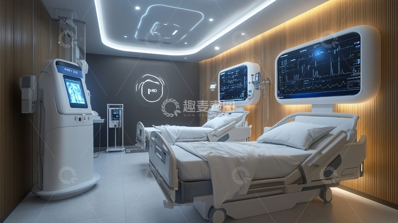 高清大图下载【趣麦麦图】高科技病房