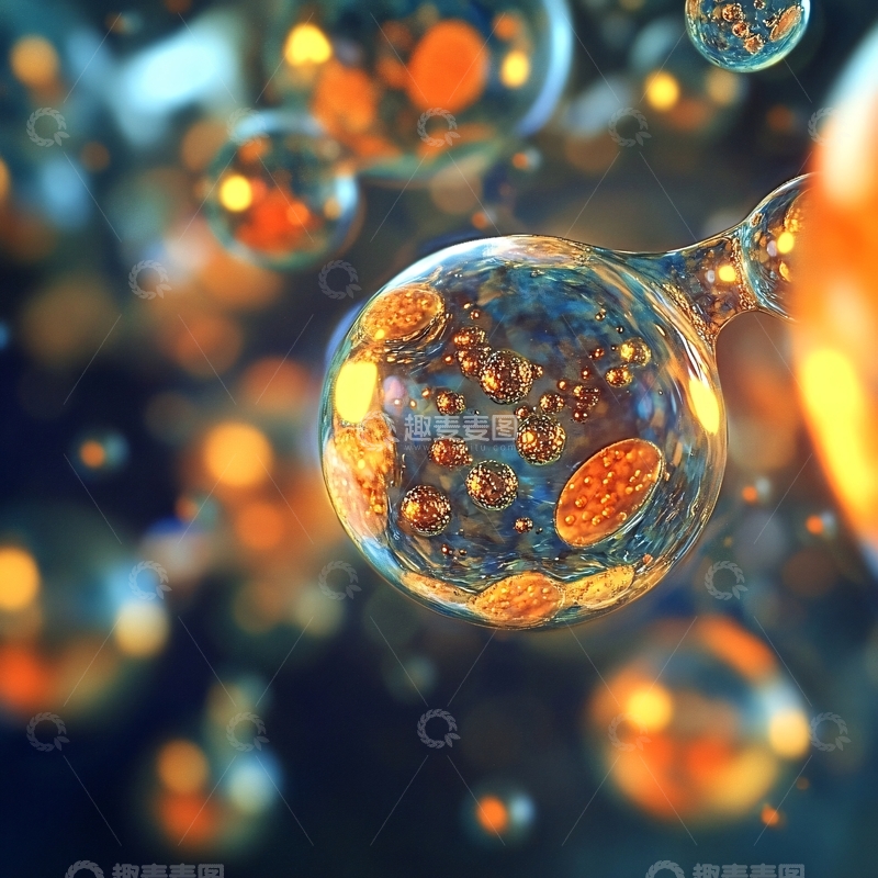 高清大图下载【趣麦麦图】分子结构微观图