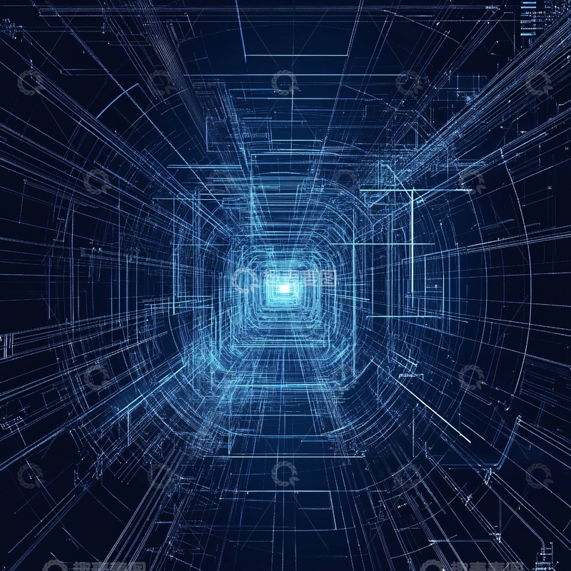 高清大图下载【趣麦麦图】科技感背景科技背景1