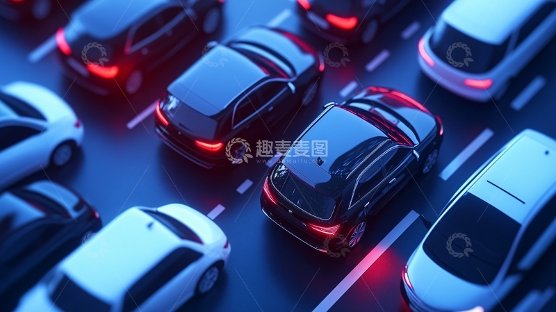 高清大图下载【趣麦麦图】智能车位