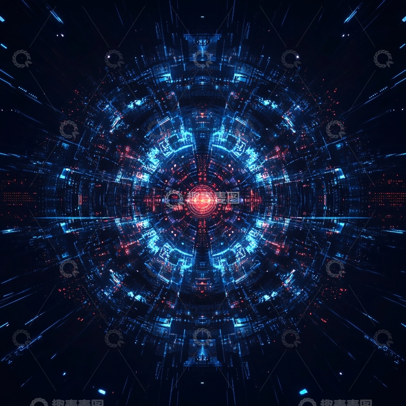 高清大图下载【趣麦麦图】科技元素酷炫底纹