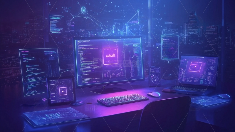 高清大图下载【趣麦麦图】程序员工作室1