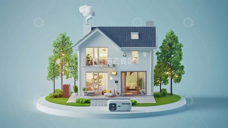 高清大图下载【趣麦麦图】净零能耗住宅