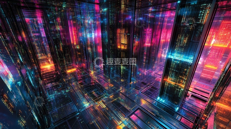 高清大图下载【趣麦麦图】虚拟城市