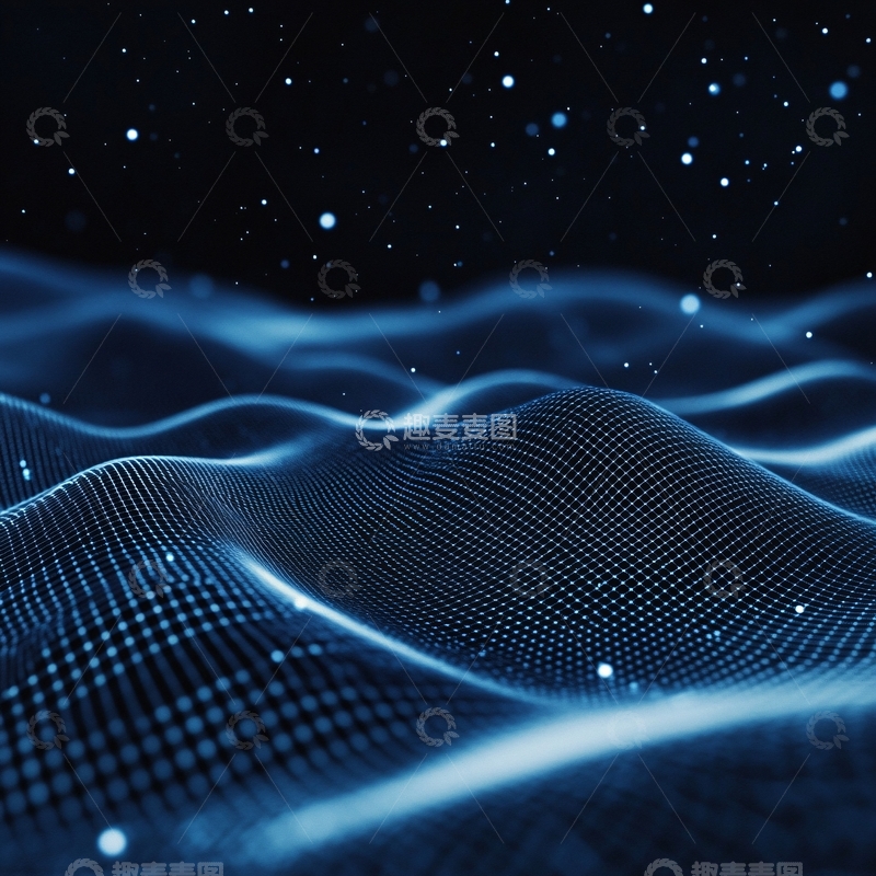 高清大图下载【趣麦麦图】科技网状图片