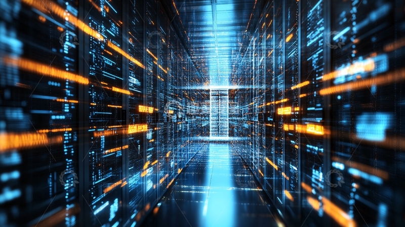 高清大图下载【趣麦麦图】大气大数据科技背景