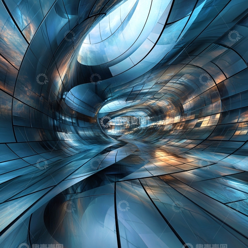 高清大图下载【趣麦麦图】旋转扭曲汇聚融合