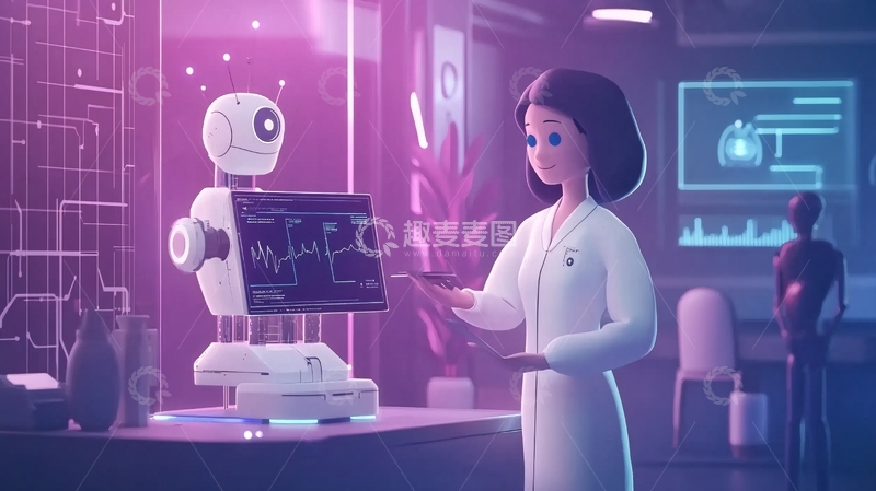 高清大图下载【趣麦麦图】人工智能医院4