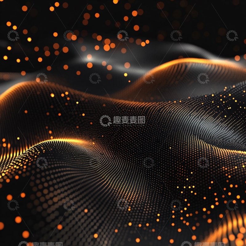 高清大图下载【趣麦麦图】黑金科技视觉