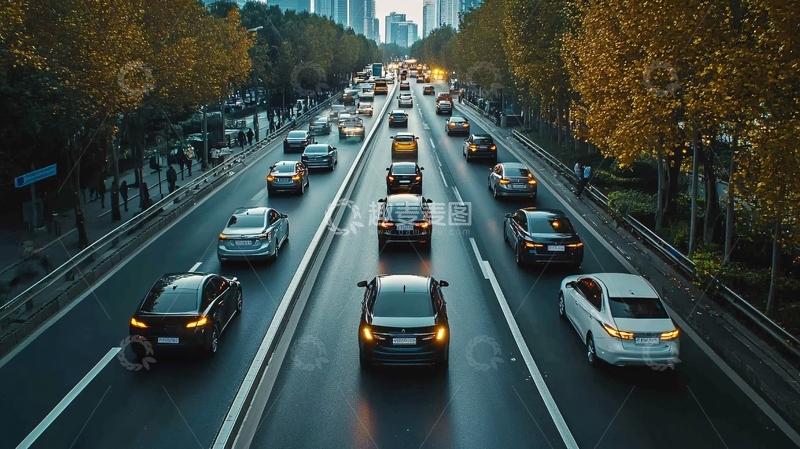 高清大图下载【趣麦麦图】车市车流1