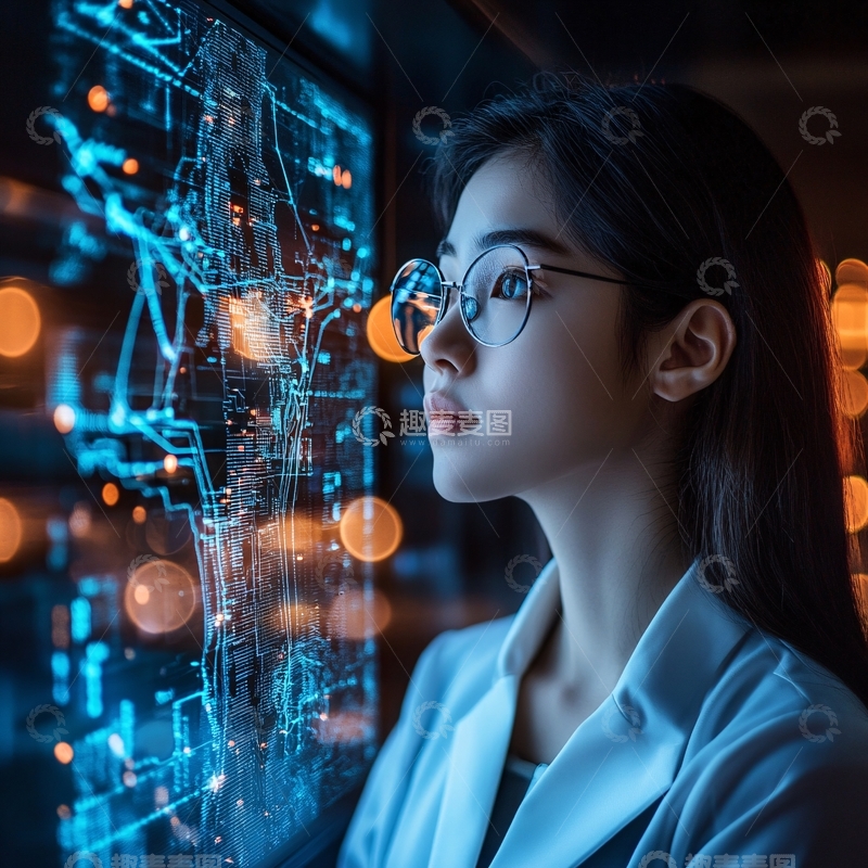 高清大图下载【趣麦麦图】科技科研