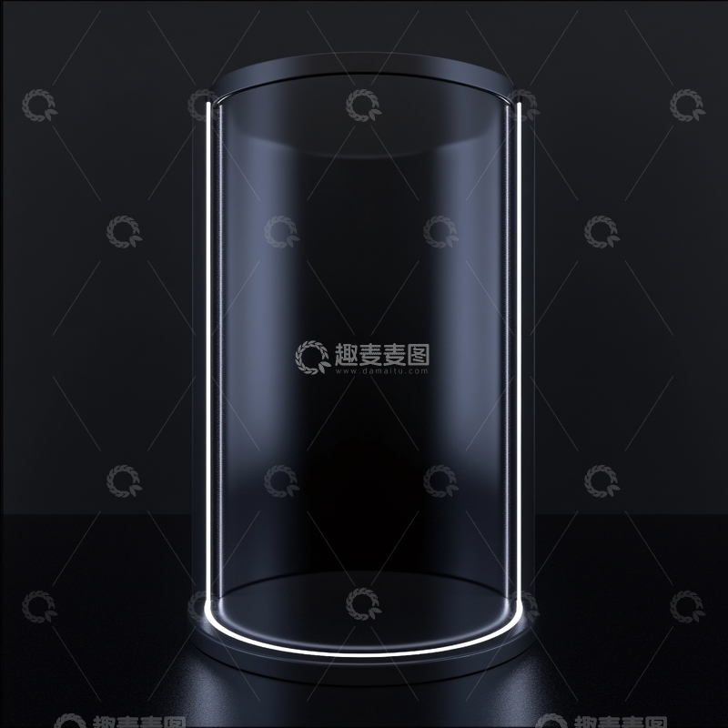 高清大图下载【趣麦麦图】玻璃展台1