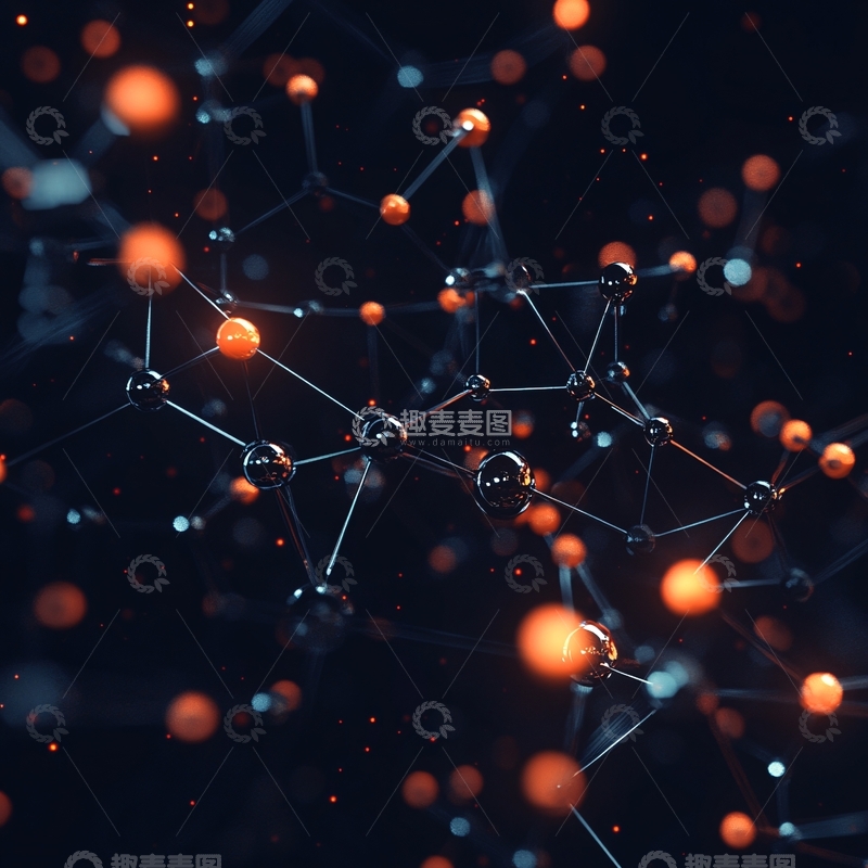 高清大图下载【趣麦麦图】化学生物科技背景4