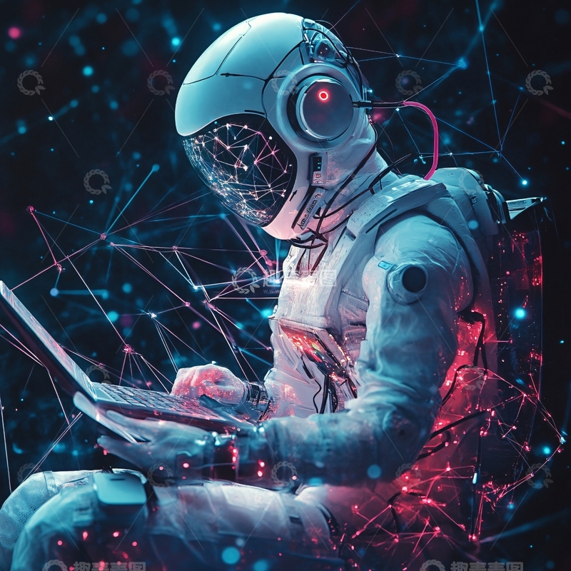 高清大图下载【趣麦麦图】科技宇航员