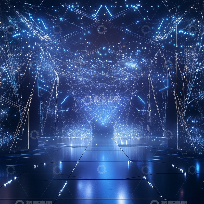 高清大图下载【趣麦麦图】科技背景科技论坛