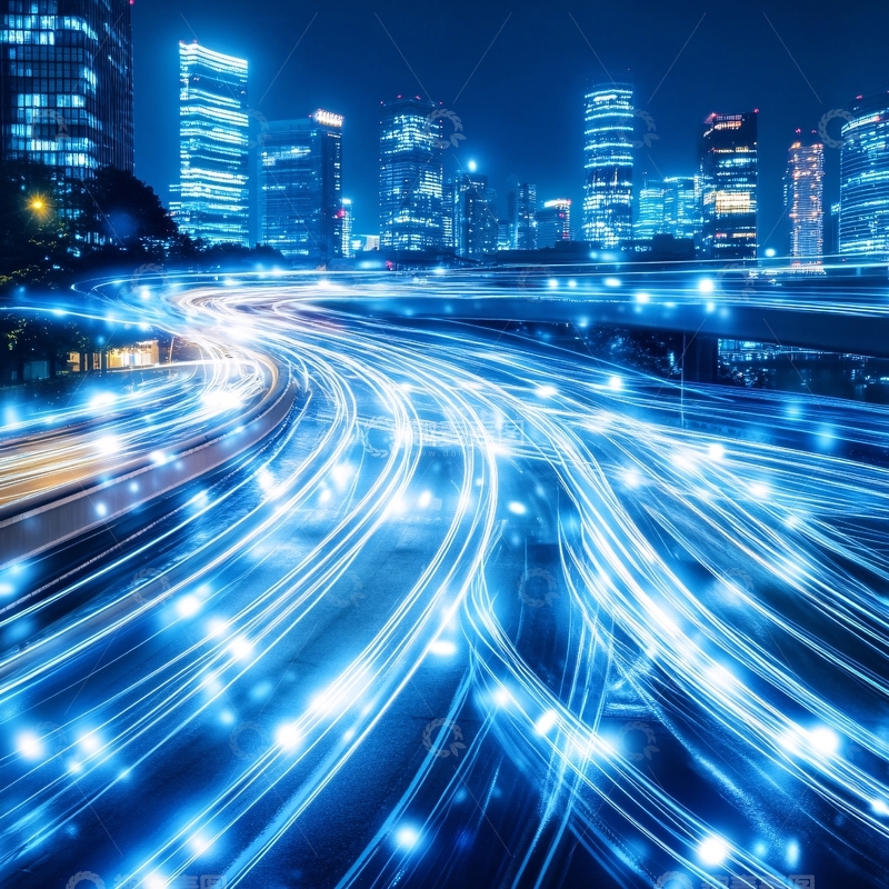 高清大图下载【趣麦麦图】智慧城市网络速度3