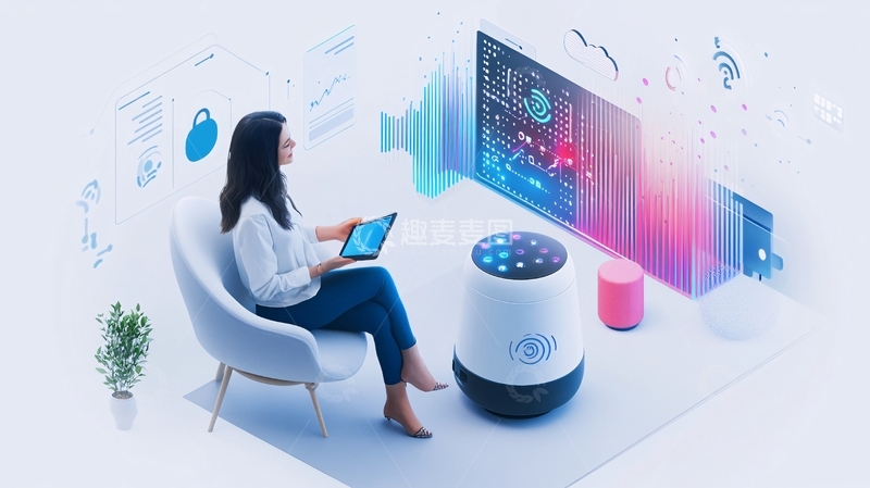 高清大图下载【趣麦麦图】智慧客厅4