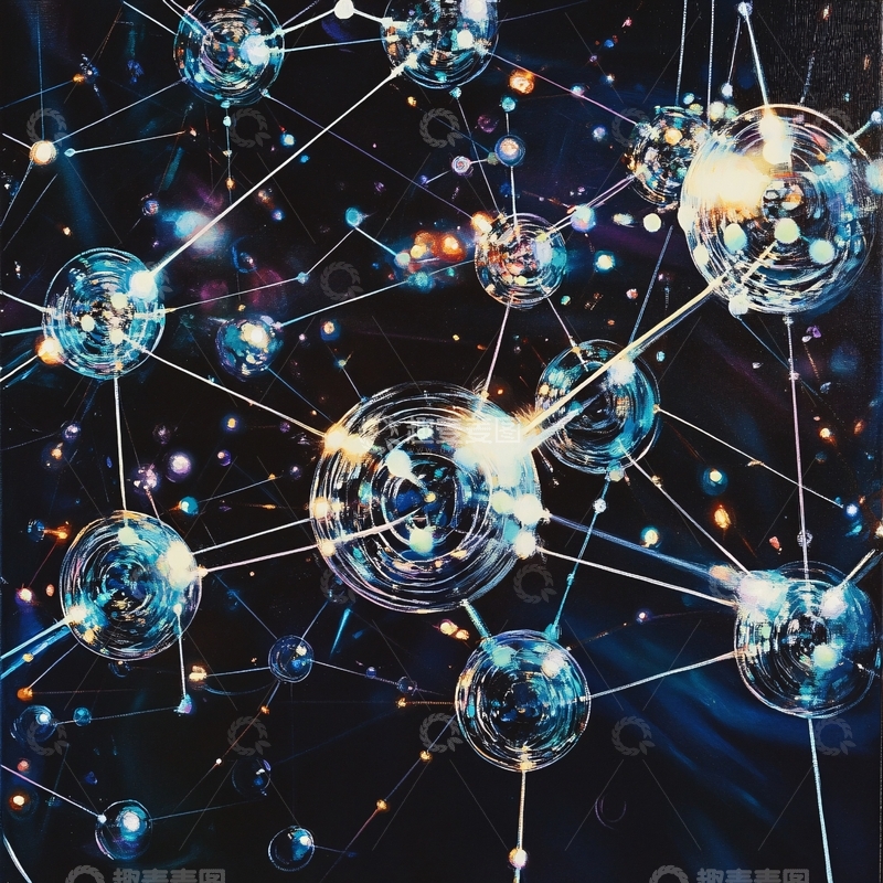 高清大图下载【趣麦麦图】科技细胞