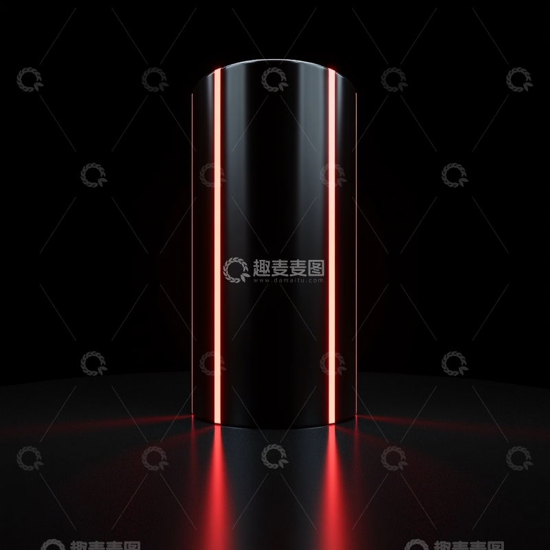 高清大图下载【趣麦麦图】霓虹灯展台