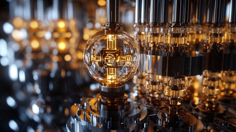 高清大图下载【趣麦麦图】核聚变模型