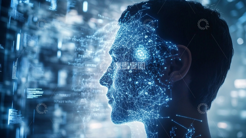 高清大图下载【趣麦麦图】虚拟的脸