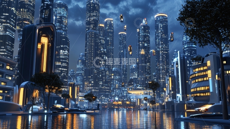 高清大图下载【趣麦麦图】迪拜智慧城市2