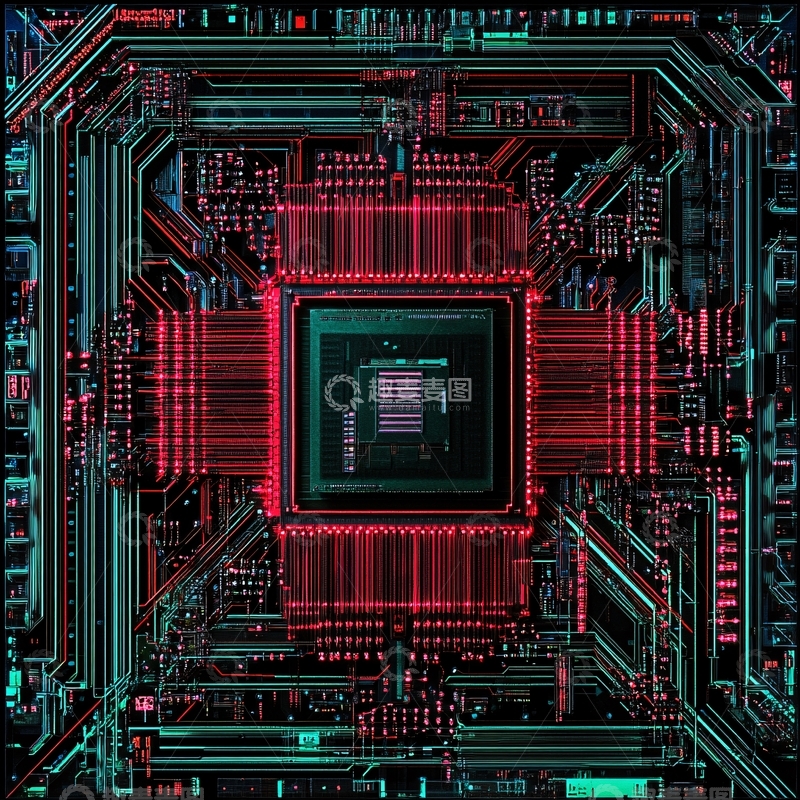 高清大图下载【趣麦麦图】芯片科技集成电路29
