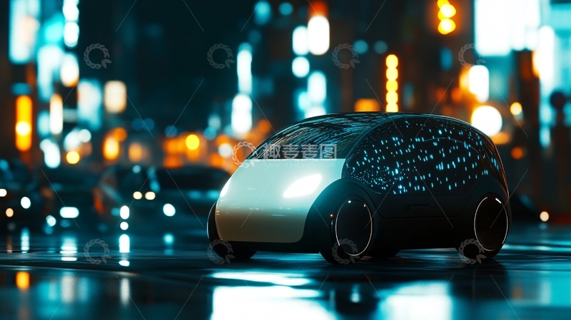 高清大图下载【趣麦麦图】概念智能汽车1