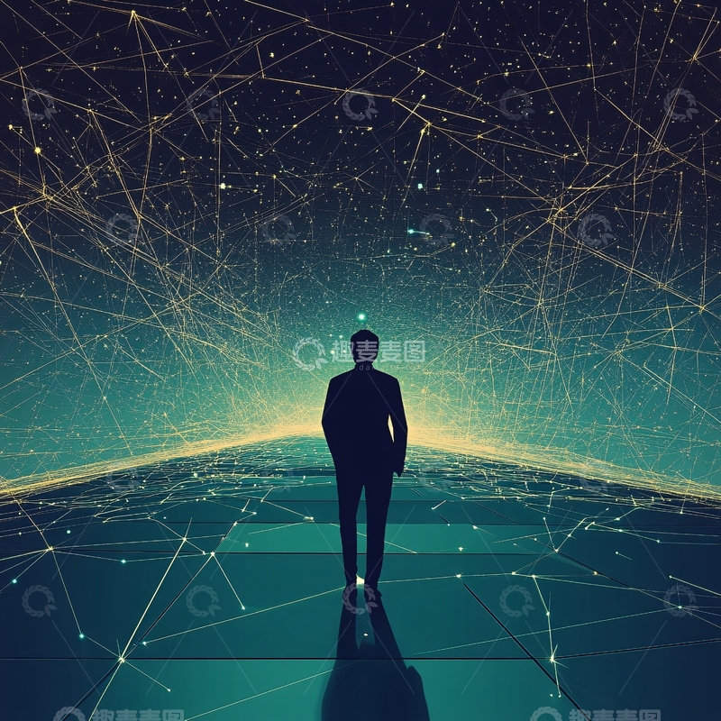 高清大图下载【趣麦麦图】智慧科技科技背景