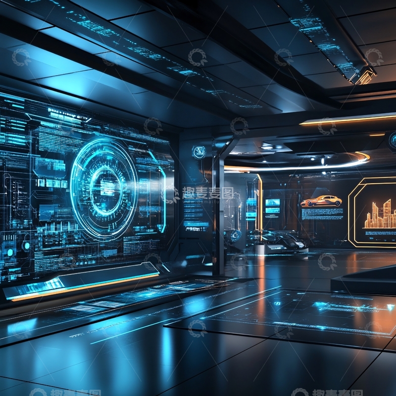 高清大图下载【趣麦麦图】大气科技风