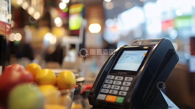 高清大图下载【趣麦麦图】自主收银