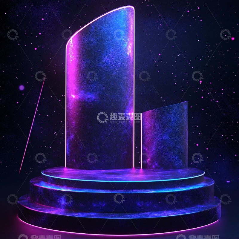 高清大图下载【趣麦麦图】圆柱舞台主图1