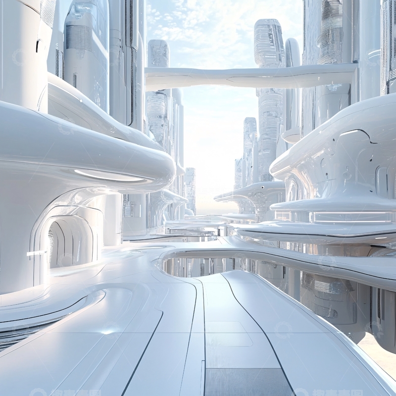 高清大图下载【趣麦麦图】科幻建筑设计