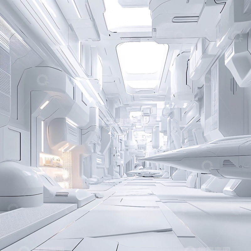 高清大图下载【趣麦麦图】宇宙飞船内部设计