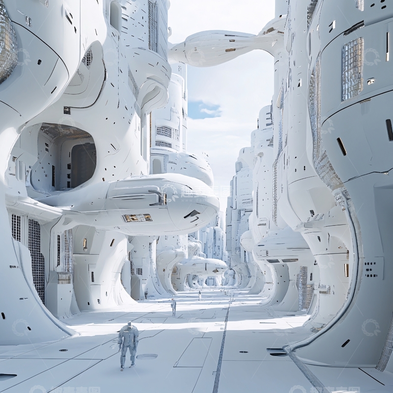 高清大图下载【趣麦麦图】科幻建筑设计1