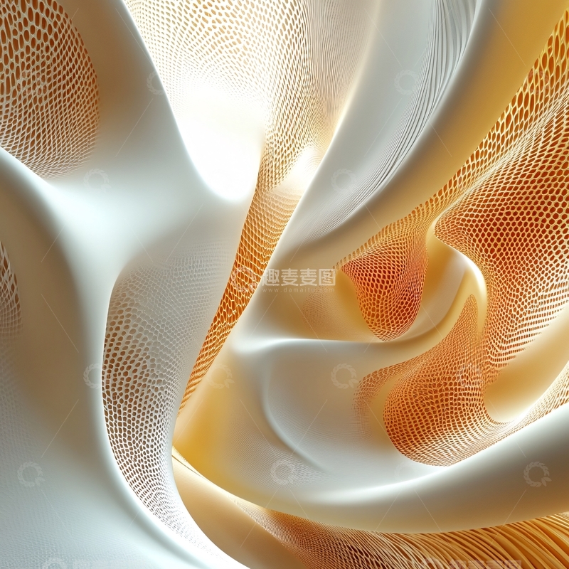 高清大图下载【趣麦麦图】抽象连续凹凸肌理3