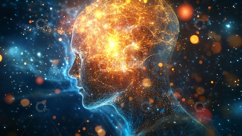 高清大图下载【趣麦麦图】绚丽智慧背景2