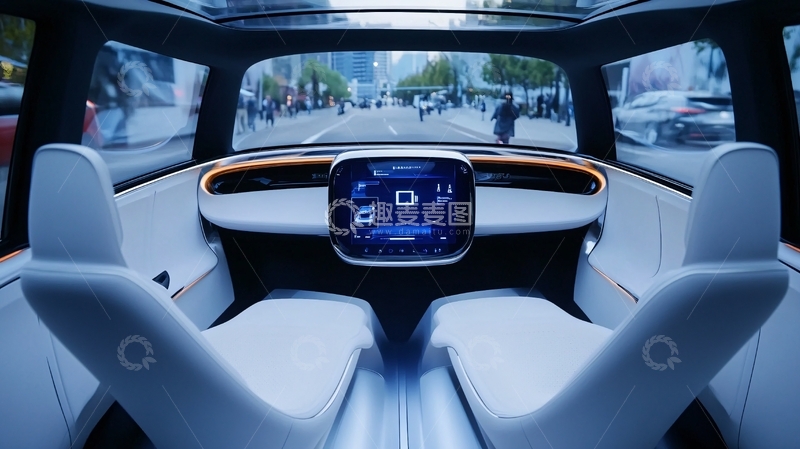 高清大图下载【趣麦麦图】宝骏概念汽车内饰1