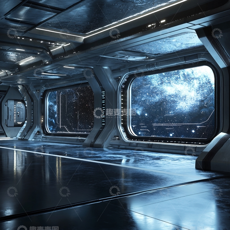 高清大图下载【趣麦麦图】宇宙飞船船舱