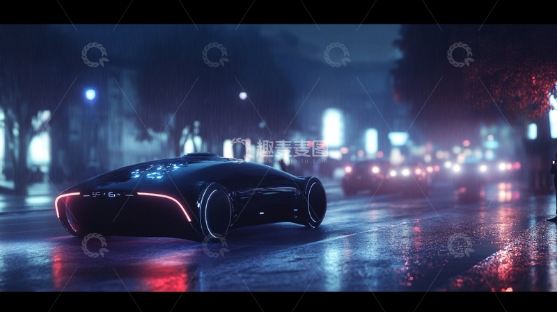 高清大图下载【趣麦麦图】现代科技酷车一族2