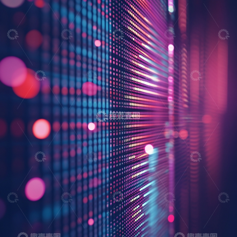 高清大图下载【趣麦麦图】看色科技背景