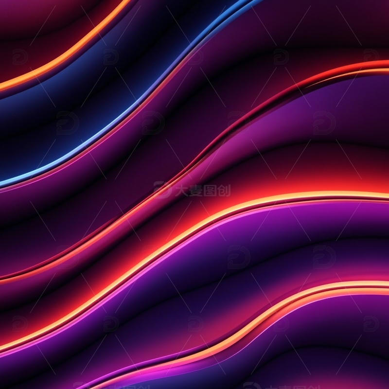 高清大图下载【趣麦麦图】绚丽渐变条纹