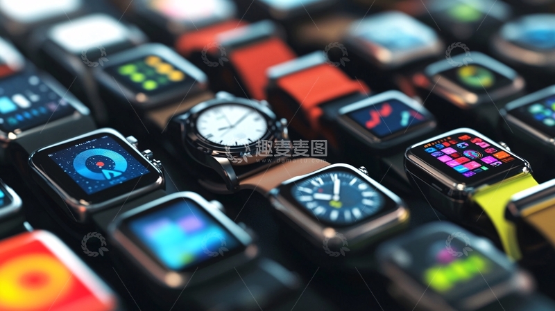 高清大图下载【趣麦麦图】智能手表模型1