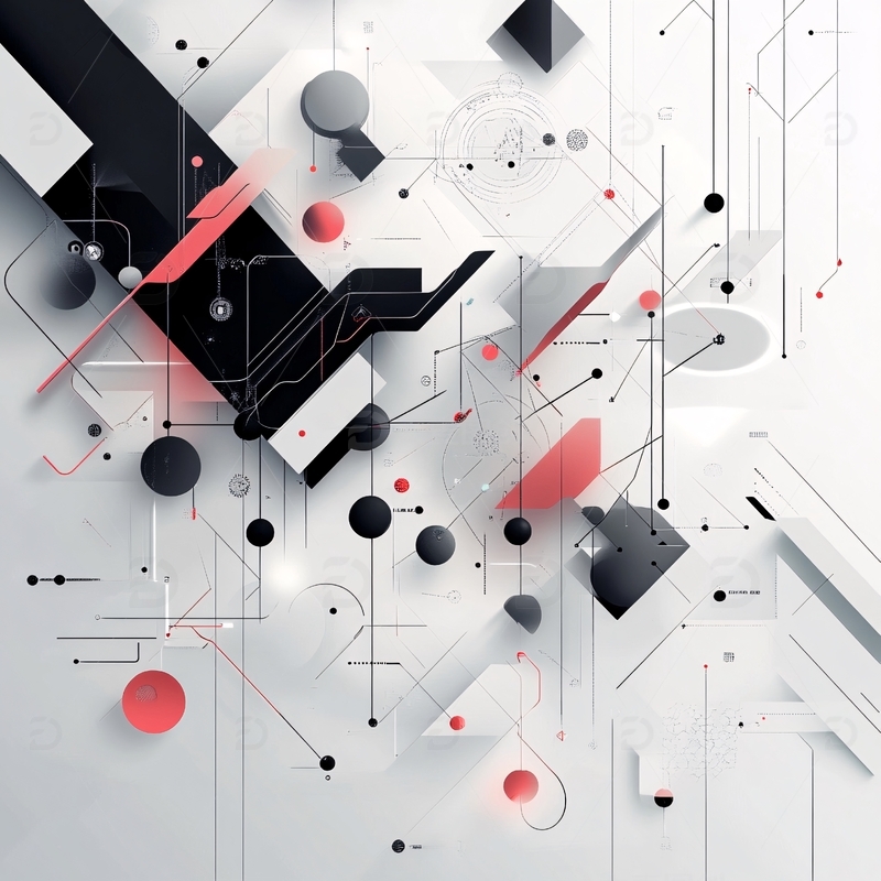 高清大图下载【趣麦麦图】动感模块化创意背景1