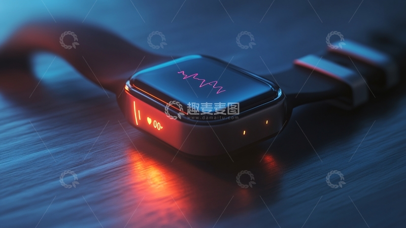 高清大图下载【趣麦麦图】心率手环1