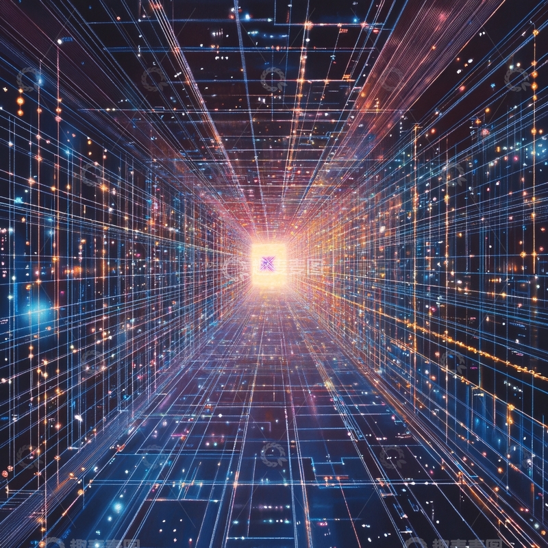 高清大图下载【趣麦麦图】数字隧道4