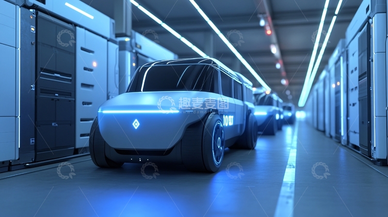 高清大图下载【趣麦麦图】智能物流自动化方案